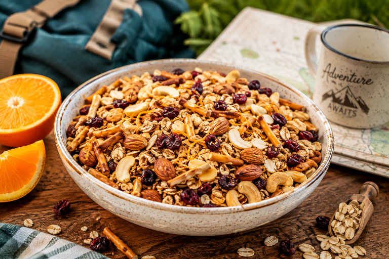Orange Granola Trail Mix Inspired by Hallmark’s Chasing Waterfalls