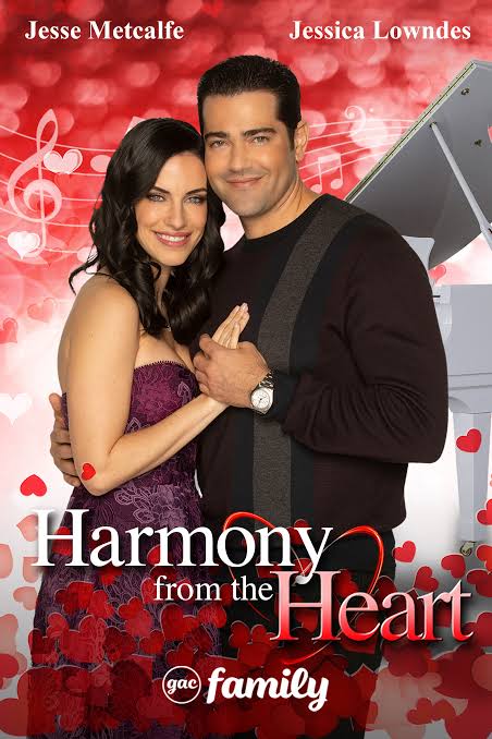 Harmony From the Heart movie poster starring Jessica Lowndes and Jesse Metcalfe