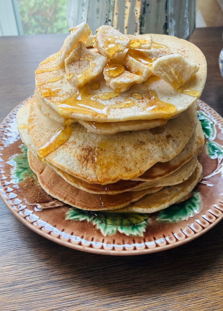 Apples and Honey Pancakes