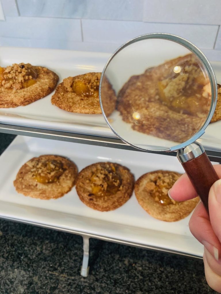 Peach Cobbler Mystery Cookies
