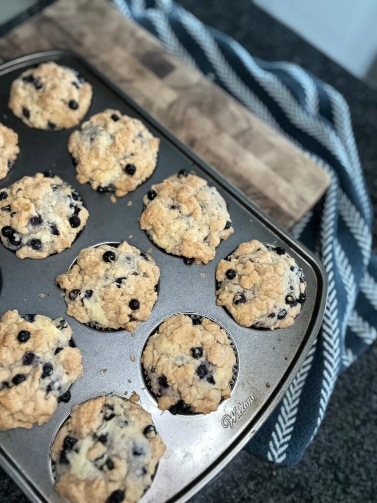 Mysterious Blueberry Muffins