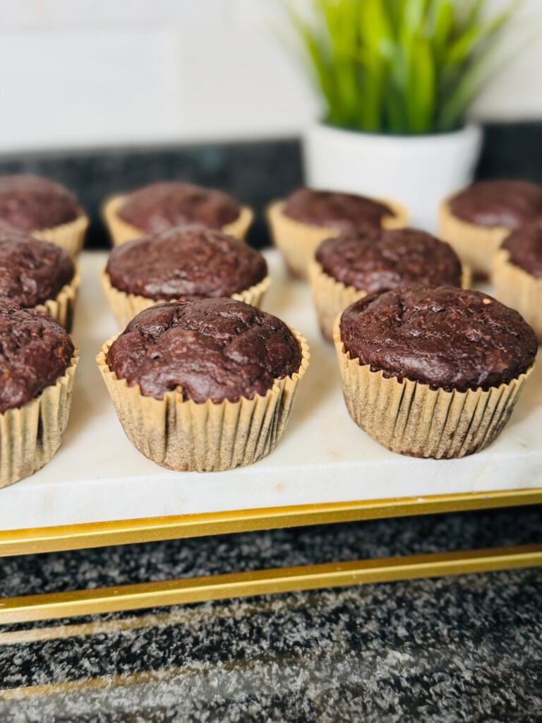 Kiki’s Chocolate Zucchini Muffins