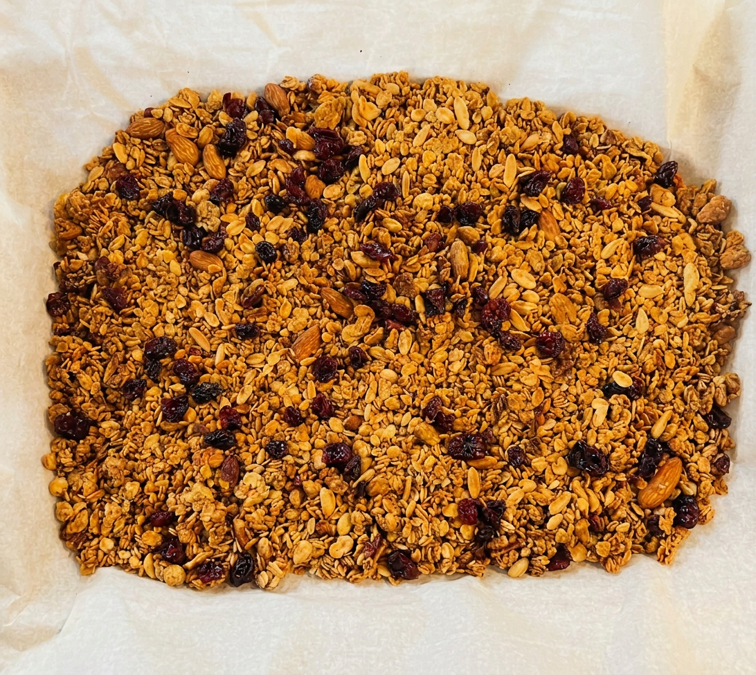 granola without adua Orange granola trail mix with cranberries and almonds inspired by Hallmark's Chasing Waterfalls.
